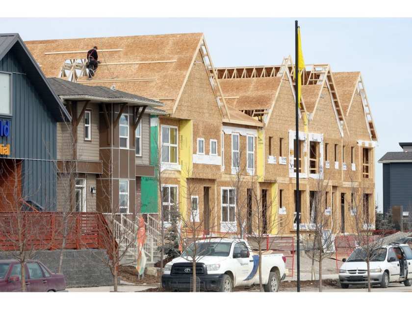 New construction of multi-family developments soared in April.